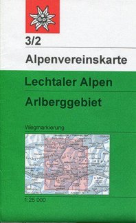 AV-Karte Lechtaler Alpen, Arlberggebiet
