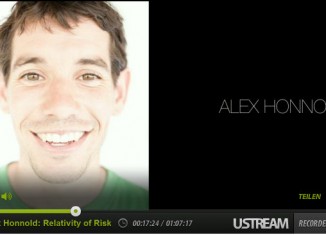 [VIDEO] <b>Alex Honnold</b>: The Relativity of Risk - ustream_51592845-326x235