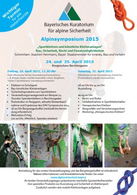 Alpinsymposium 2015