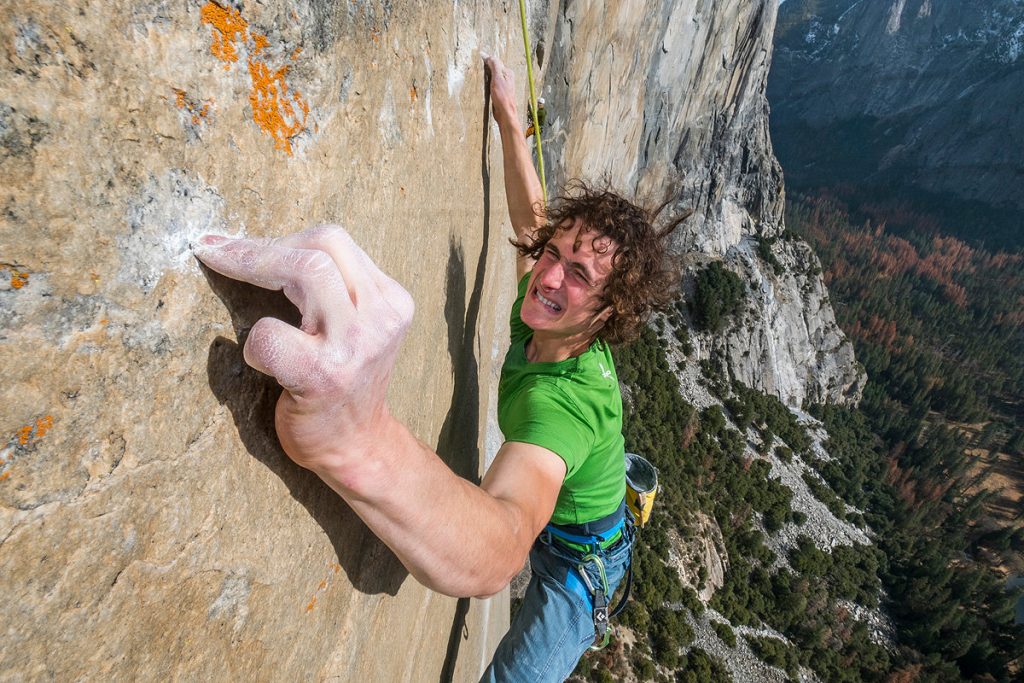 Adam Ondra klettert die schwierigste Wand der Welt - 'Dawn Wall' auf den El Capitan, im Yosemite-Nationalpark, Kalifornien. (c) Heinz Zak