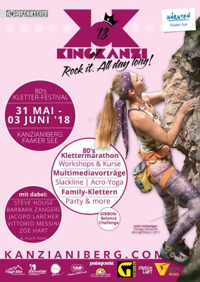 King of Kanzi: 80s Kletterfestival am Kanzianiberg