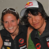 Anna Stöhr und David Lama