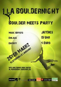 1. Bouldernacht in Landshut