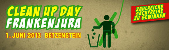 3. Clean Up Day Frankenjura am 01.06.2013 in Betzenstein