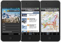 100.000 Downloads: Die Touren-App von alpenvereinaktiv.com ist unter Bergsportlern heiß begehrt. (c) alpenvereinaktiv.com