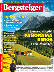 Bergsteiger Magazin Cover