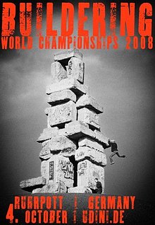 Buildering Weltmeisterschaft 2008 - Poster