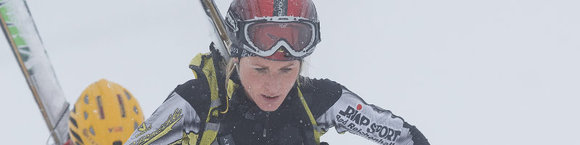Steffi Koch-Klinger am 22. Februar 2014 beim DAV-Skitourenrennen im Berchtesgadener Land (c) Marco Kost