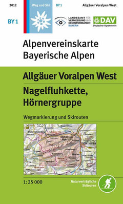 AV Karte: Allgäuer Voralpen West