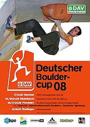 Plakat Deutscher Bouldercup 2008