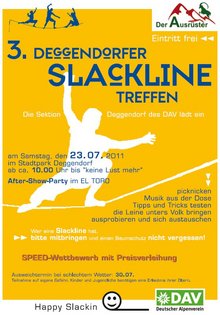 3. Deggendorfer Slackline Treffen