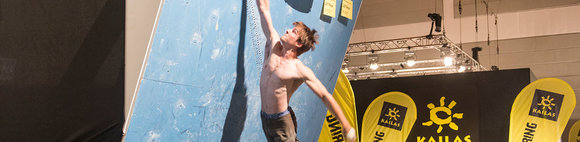 Jan Hojer holte sich den Sieg beim Highjump-Contest auf der OutDoor-Messe in Friedrichshafen. (c) Martin Schepers