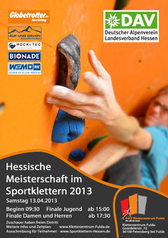 Hessische Meisterschaft im Sportklettern 2013