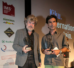 Paul Preuss Preis 2014: Reinhold Messner und Hanspeter Eisendle (c) Jürgen Kössler/IMS