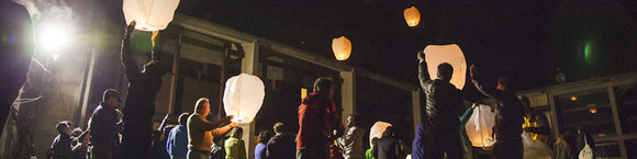 Melloblocco 2013 - Day One: Chinese lanterns fill the sky