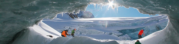 Eishöhle im Mittelberg Ferner im Pitztal 2011