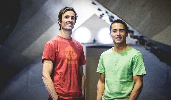 Ben Moon (links) hat gut lachen, denn Hubble hat erst vier Wiederholungen; Sean McColl steht in den Startlöchern... (c) Rainer Eder