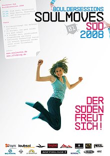 Soul Moves Süd 2008 - Plakat
