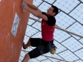Markus Hoppe - GER- in the semifinals of the Boulder Worldcup Munich 2010. He finished 11. place in the overall ranking.