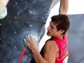 Stefan Danker- GER- in the semifinals of the Boulder Worldcup Munich 2010. He finished 11. place in the overall ranking.