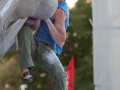 Dmitry Sharatfutdinov -RUS- during the finals of the Boulder Worldcup 2010 in Munich. He finished second place.