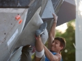 Rustam Gelmanov -RUS- during the finals of the Boulder Worldcup 2010 in Munich.