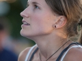 Anna Stohr -AUT- during the finals of the Boulder Worldcup 2010 in Munich. She finished 2. place.