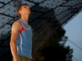 Victro Kozlov -RUS- during the finals of the Boulder Worldcup 2010 in Munich. He finished 2. place.