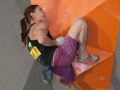 Mina Markovic of Slovenia during the womens finals of the ISCF Boulder Worldcup held in Munich, Germany.