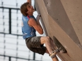Dimitry Sharafutdinov of Russia during the Mens finals of the IFSC Boulderworldcup held in Munich, Germany.