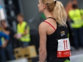Munich, Germany â August 23: Monika Retschy (GER)  is seen during the Womens Semi-Finals of the 2014 IFSC Climbing World Championships Bouldering. Bouldering is climbing without the need for ropes or harnesses on typically short, challenging routes. The World Championships are held under the rooftop of the famous Munich Olympic Stadium. Built for the 1972 Olympic Summer Games the architecture was considered revolutionary for its time. The roof, made of large sweeping canopies of acrylic glass stabilized by steel cables should symbolize the Alps.  (Photo Marco Kost / DAV)
