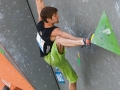 Munich, Germany â August 21: Jan Hojer (GER) is seen during the Mens Qualifications of the 2014 IFSC Climbing World Championships Bouldering. Bouldering is climbing without the need for ropes or harnesses on typically short, challenging routes. The World Championships are held under the rooftop of the famous Munich Olympic Stadium. (Photo Marco Kost / DAV)