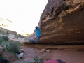 Nacho Sánchez klettert Crisis (8C/+) in Crevillente, Spanien (c) Rebeca Morillo