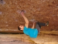 Nacho Sánchez klettert Crisis (8C/+) in Crevillente, Spanien (c) Rebeca Morillo