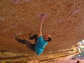 Nacho Sánchez klettert Crisis (8C/+) in Crevillente, Spanien (c) Rebeca Morillo