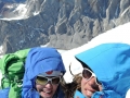 Christina and Caro on top of Cerro Torre (c) Caro North