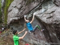Janja Garnbret climbing La Volpe a 9 Code (c) Open Circle