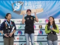 Siegerprodest Damen beim Boulderweltcup 2015 in Toronto (c) ÖWK/Heiko Wilhelm