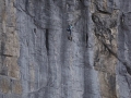 Roger Schäli und Mich Kemeter in "Paciencia" (8a) an der Eiger Nordwand (c) Archiv Roger Schäli