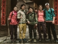 The four climbers and their local guide Jiujiuxiang. (c) Franz Walter/adidas Outdoor