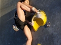 Miho Nonak beim Boulderweltcup 2016 in München (c) DAV/Marco Kost