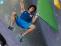 Tomoa Narasaki beim Boulderweltcup 2016 in München (c) DAV/Marco Kost