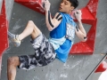 Jongwon Chon beim Boulderweltcup 2016 in München (c) DAV/Marco Kost