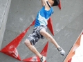 Jongwon Chon beim Boulderweltcup 2016 in München (c) DAV/Marco Kost