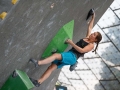 Lili Kiesgen beim Boulderweltcup 2016 in München (c) DAV/Marco Kost