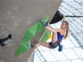 Shauna Coxsey beim Boulderweltcup 2016 in München (c) DAV/Marco Kost