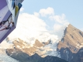 Hannah Schubert beim Lead Weltcup 2018 in Chamonix (c) Heiko Wilhelm