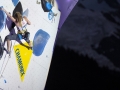 Jessica Pilz beim Lead Weltcup 2018 in Chamonix (c) Heiko Wilhelm