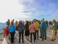 Herrliche Kulisse für die Vernissage des Magazins "Passion Eiger". Diese startet auf der Dachterrasse des Brienzer Rothorns - mit Blick auf Roger Schälis Heimat Sörenberg und auf den Eiger. (c) Entlebucher Medienhaus