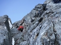 Erstbegehung an der Aiguille de l'Amône im Wallis (c) Simon Chatelan, Silvan Schüpbach